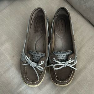 Sperry Top-Sider Animal Print Leather Boat Shoe
